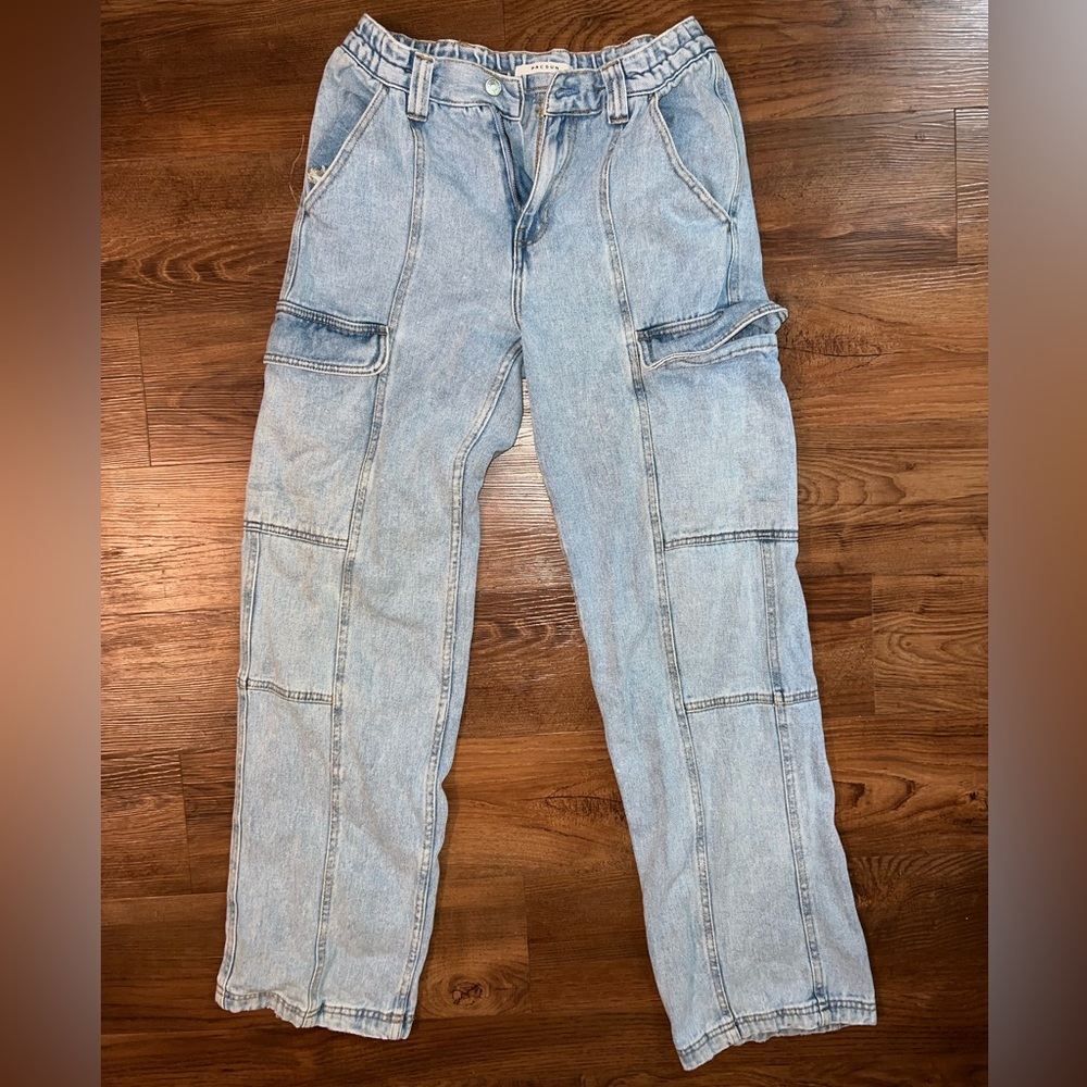 Baggy Elastic Waist Cargo Jean Pacsun